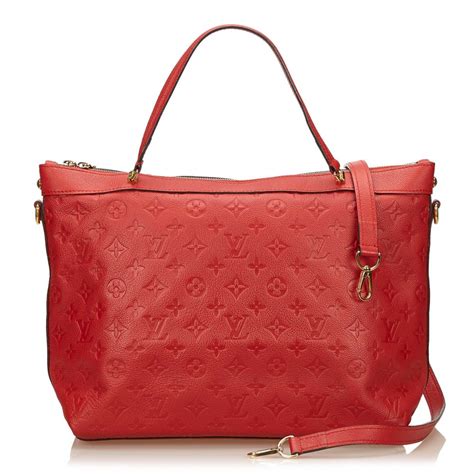 red leather louis vuitton bag|louis vuitton bag red inside.